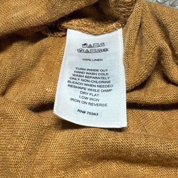 Nicole Miller Mustard Sleeveless Tank Top - Picture 6 of 6